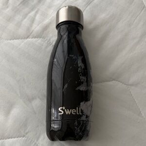 S'well Midnight Marble Bottle with Silver Cap